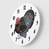 トルコ： ブロンズ·トム ラージ壁時計 (傾斜)