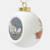 トルコ:ホワイトホランドパステル セラミックボールオーナメント (右)