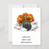 トルコ – ボーリングストライキ マグネット招待状 (正面)