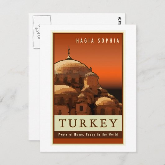 トルコ ポストカード (正面/裏面)