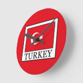 トルコ ラウンド壁時計 (傾斜)