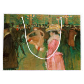 トルコ・ラートレック - ルージュで踊る ラージペーパーバッグ (裏面)