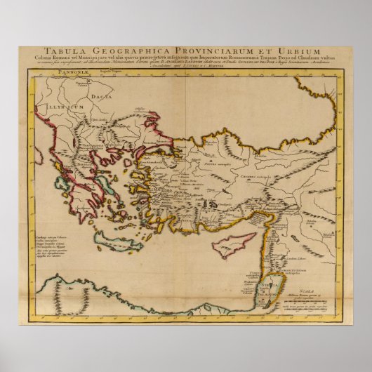 トルコ、ローマ、ギリシャ ポスター (正面)