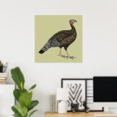 トルコ：標準ブロンズめん ポスター (ホームオフィス)