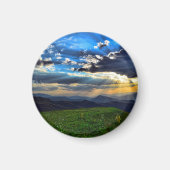 トルコ、Kackar山、風景写真 マグネット (正面)