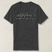 トルコASL手話デザイン1 Tシャツ (デザイン正面)