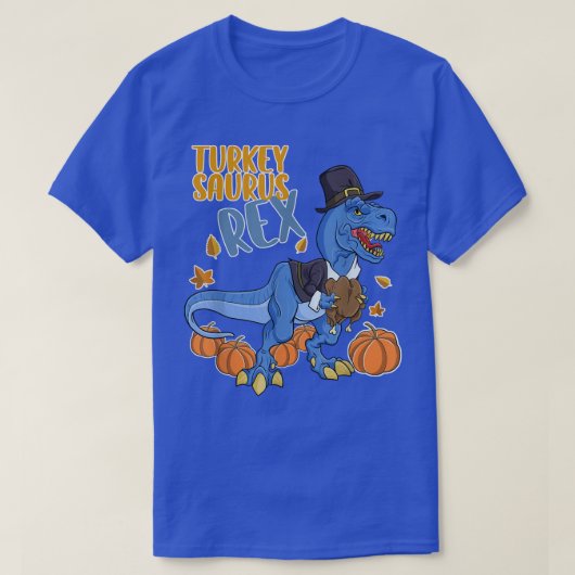トルコSaurusレックスI元巡礼帽I恐竜Th Tシャツ (デザイン正面)