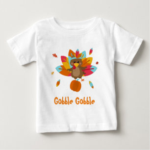 トルコTシャツベビーTシャツGobble Gobble Tシャツ