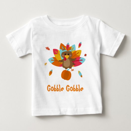 トルコTシャツベビーTシャツGobble Gobble Tシャツ (正面)