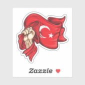 トルコTシャツ第1回国旗保持国 シール (シート)