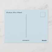 トルシャヴン・フェロー諸島 ポストカード (裏面)