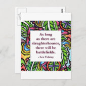 トルストイの名言 ポストカード (正面/裏面)