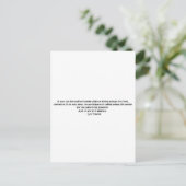 トルストイベジタリアン引用文 ポストカード (スタンド正面)