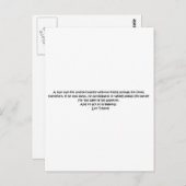 トルストイベジタリアン引用文 ポストカード (正面/裏面)