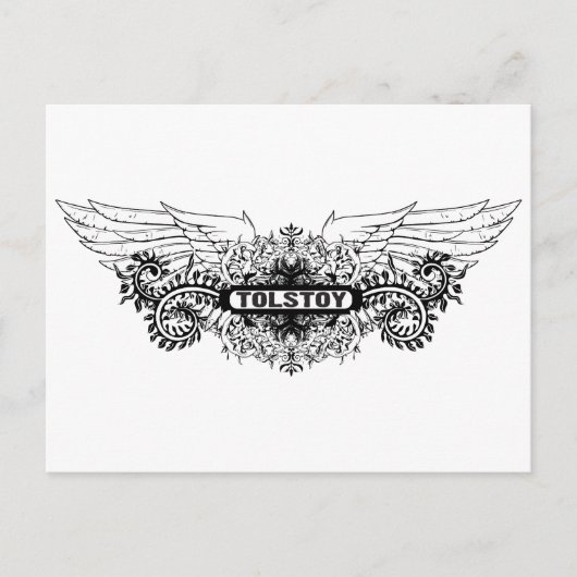 トルストイ～レオ小説家/作家 ポストカード (正面)