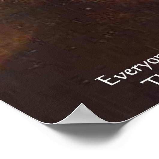 トルストイ「自分を変える」知恵引用文ポスター ポスター (角)