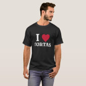 トルタス・メキシコ料理Tシャツ大好き Tシャツ (正面フル)