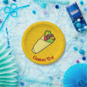 トルティラサンドイッチラップ紙プレート ペーパープレート (パーティー)