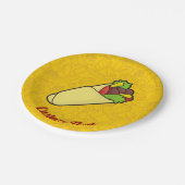 トルティラサンドイッチラップ紙プレート ペーパープレート (アングル)