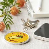 トルティーヤサンドイッチラップキーチェーン キーホルダー (側面)