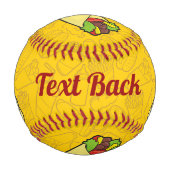 トルティーヤサンドイッチラップベースボール 野球ボール (裏面)
