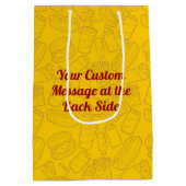 トルティーヤサンドイッチラップメディア抱き枕 ミディアムペーパーバッグ (裏面)