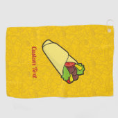 トルティーヤサンドイッチラップ ゴルフタオル (横)