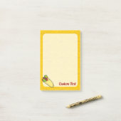 トルティーヤサンドイッチラップ ポストイット (デスク上)