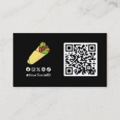 トルティーヤサンドイッチラップ 名刺 (裏面)