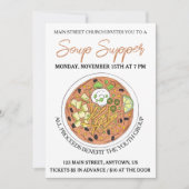 トルティーヤスープ調理外食コンペ夕食フード 招待状 (正面)
