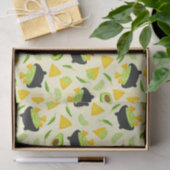 トルティーヤチップスとグアカモールパターン 薄葉紙 (ギフト)