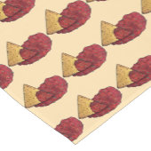 トルティーヤチップスとディップトマトサルサメキシコ料理 ショートテーブルランナー (コーナー)