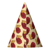 トルティーヤチップスとディップトマトサルサメキシコ料理 パーティーハット (裏面)