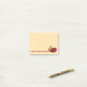 トルティーヤチップスとディップトマトサルサメキシコ料理 ポストイット (デスク上)