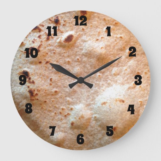 トルティーヤ ラージ壁時計 (正面)