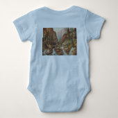 トルテック峡谷 ベビーボディスーツ (裏面)