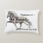 トルトのエルスカアイスランドホース アクセントクッション (裏面)