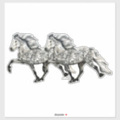 トルトのカリスマ性アイスランドの馬 シール (シート)
