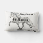 トルトのカリスマ的なアイスランドの馬 ランバークッション (裏面)