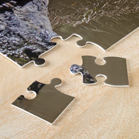 トルトゥゲロ国立公園でウミガメ – コスタリカ ジグソーパズル (側面)