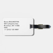 トルトゥゲロ島のリザードとリバー・タートルズ – コスタリカ ラゲッジタグ (裏面横)