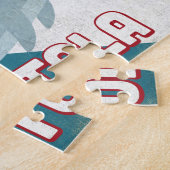 トルトラドルフィン – レトロヴィンテージトラベル ジグソーパズル (側面)