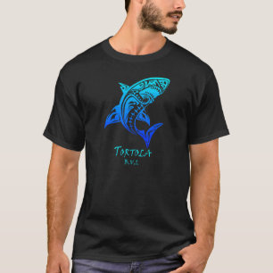 トルトラBVIヴィンテージレトロトバルシャークバケーション Tシャツ