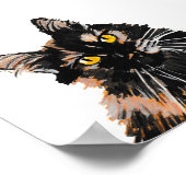 トルトースヘルキャットプリント ポスター (角)