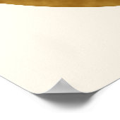 トルトースヘルブラウンのアイリスシルエットクリーム ポスター (角)