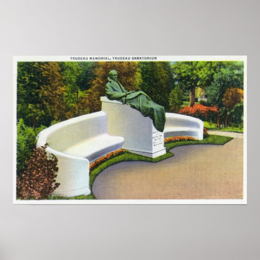 トルドー記念療養所の風景 ポスター (正面)