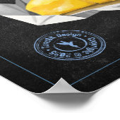 トルナドオムレツレシピシャルボードキッチンアート ポスター (角)