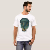 トルナドストームイラストレーション | 強力な稲妻 Tシャツ (正面フル)