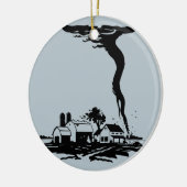 トルナドストームチェザーファームハウス セラミックオーナメント (左)