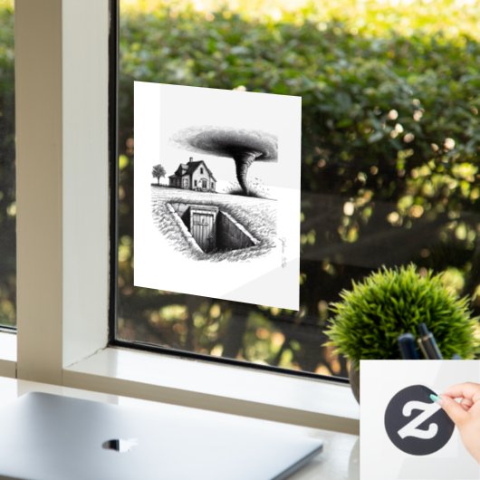 トルナドハウスチェラーウィズクロス ウィンドウサイン (オフィス)